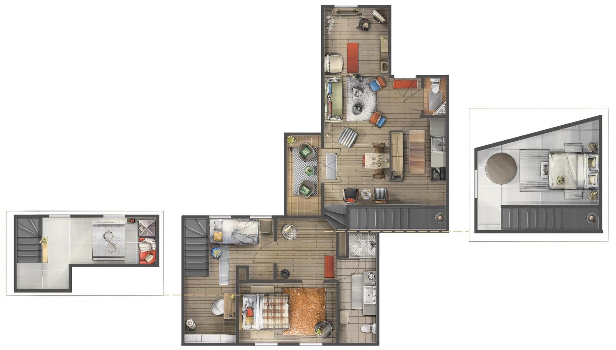 Family Penthouse Old Town Heart Renovated Lägenhet Belgrad Exteriör bild