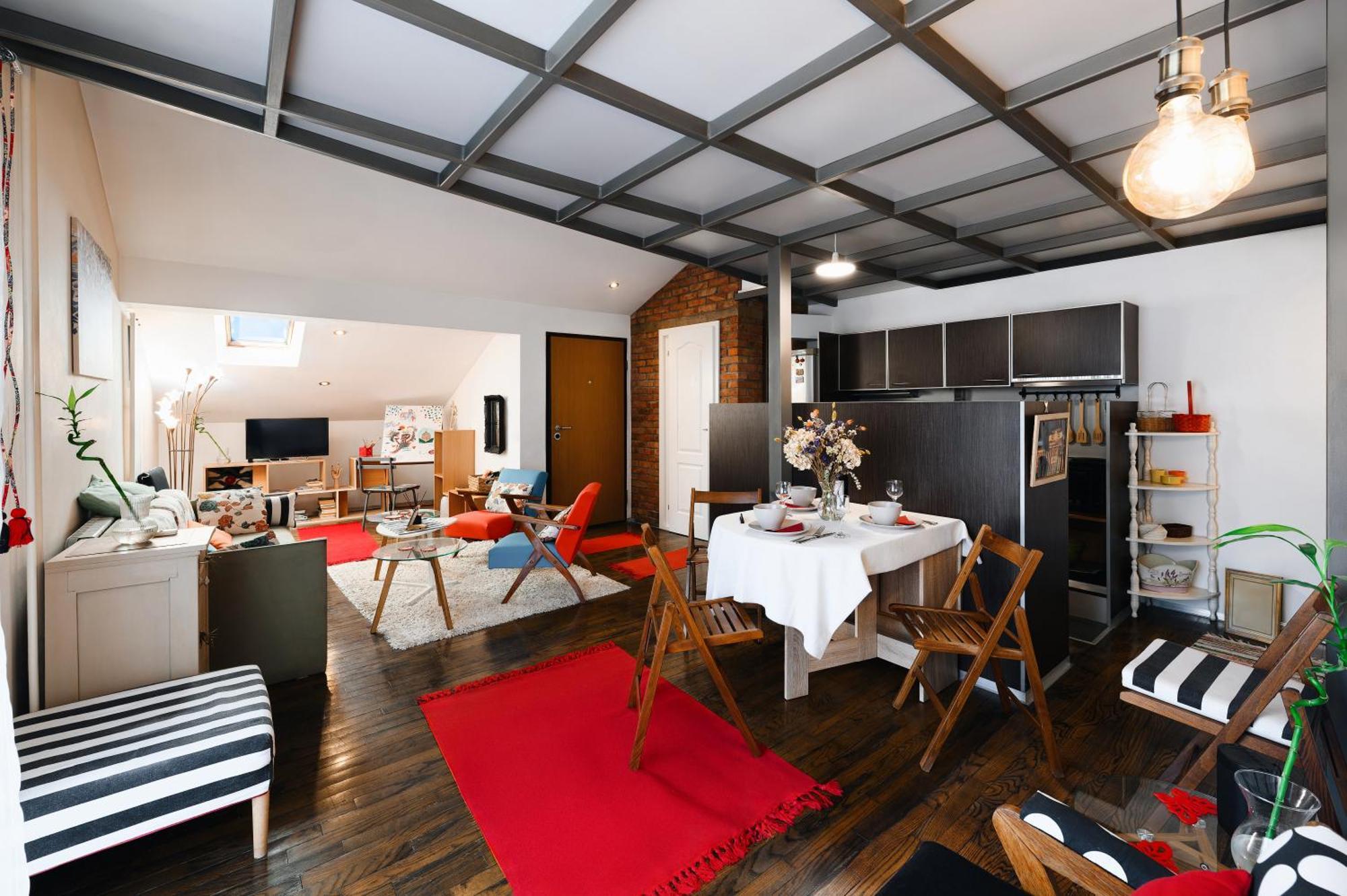 Family Penthouse Old Town Heart Renovated Lägenhet Belgrad Exteriör bild